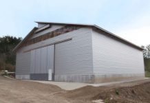 籾殻乾燥小屋新築工事